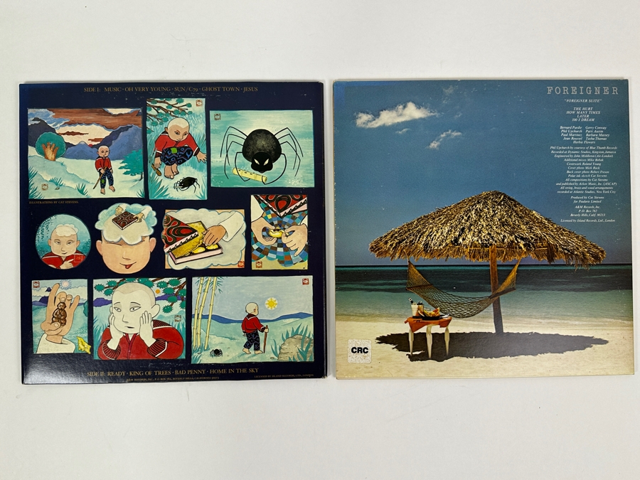 Cat Stevens Buddha And The Chocolate Box & Foreigner Vinyl Records [Photo 6]