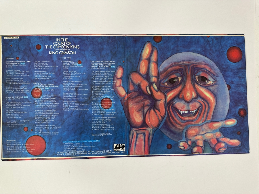 King Crimson In The Court Of The Crimson King An Observation By King Crimson Vinyl Records [Photo 2]