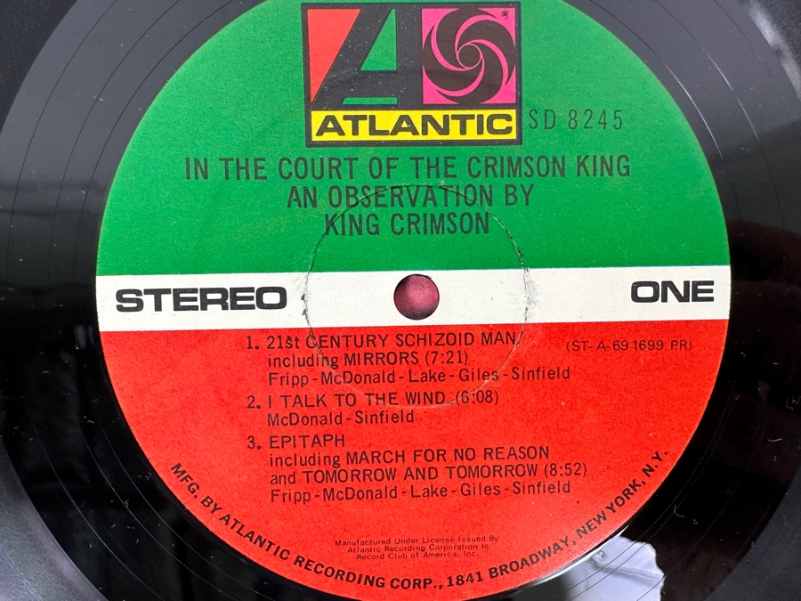 King Crimson In The Court Of The Crimson King An Observation By King Crimson Vinyl Records [Photo 5]