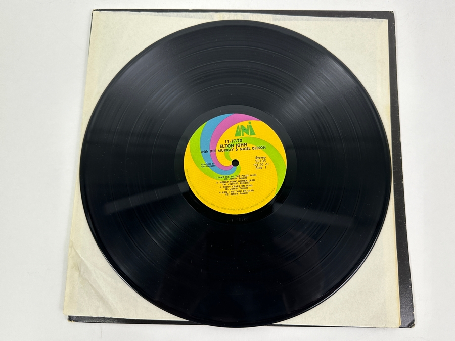 Elton John 11-17-70 Vinyl Record [Photo 3]