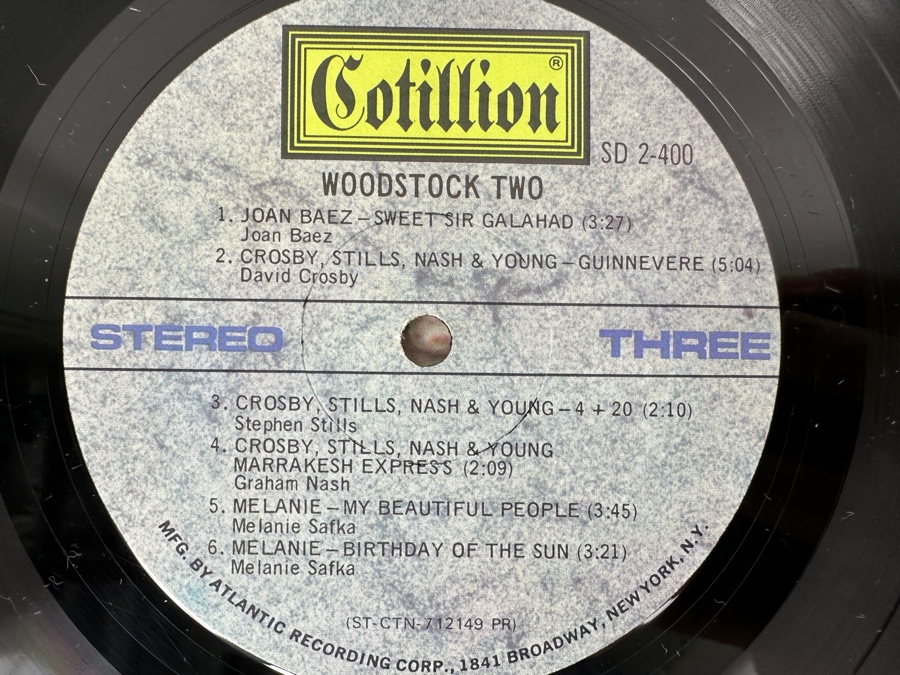 Woodstock Two Vinyl Record 2 Record Set [Photo 7]
