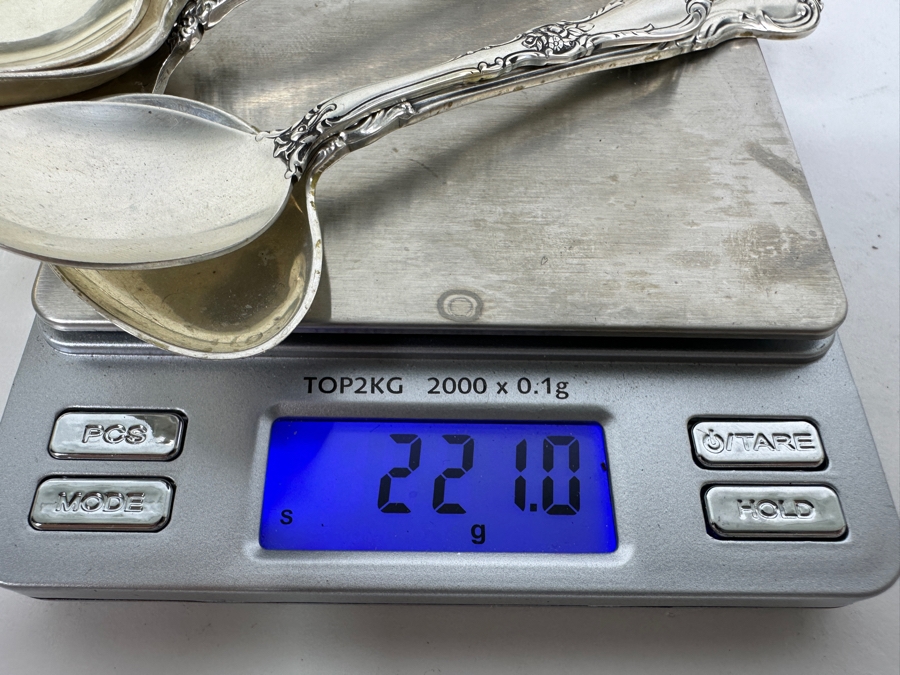 Sterling Silver Spoons And Fork 221g Sterling Silver Melt Value $282 [Photo 8]