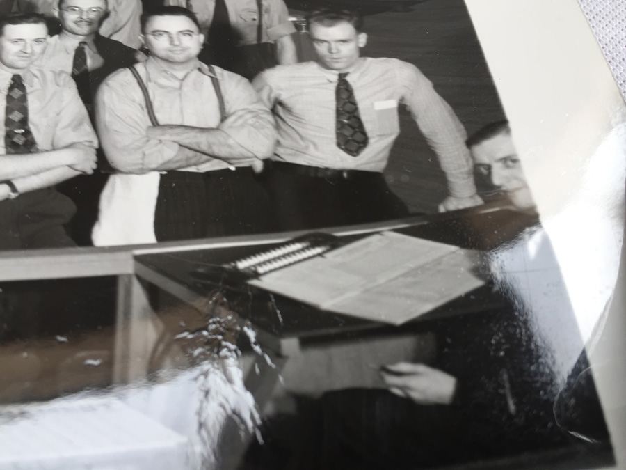 Large Vintage 1940 B&W Photo of Detroit Bowling League American Bowling Congress [Photo 13]