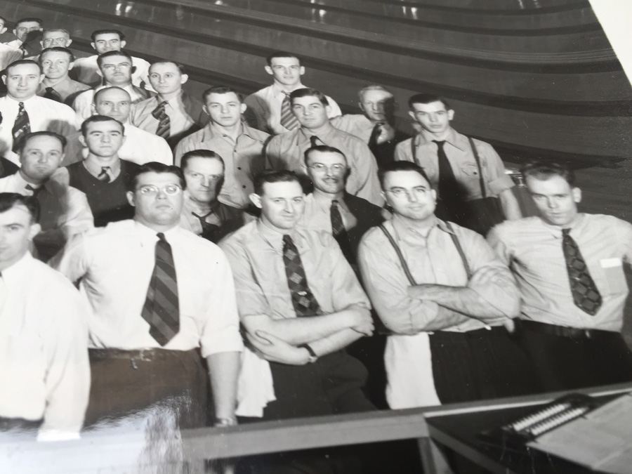 Large Vintage 1940 B&W Photo of Detroit Bowling League American Bowling Congress [Photo 12]