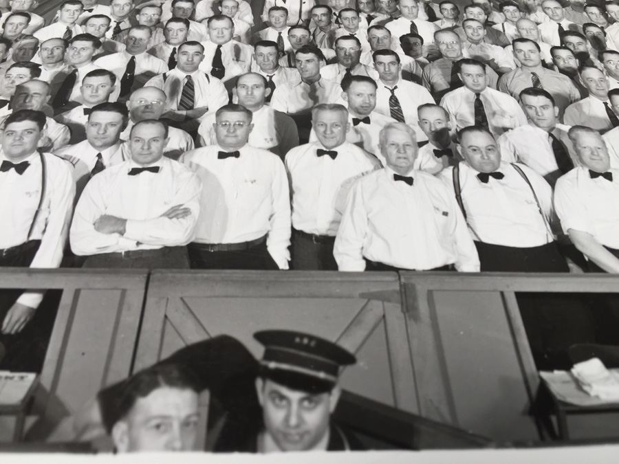 Large Vintage 1940 B&W Photo of Detroit Bowling League American Bowling Congress [Photo 8]