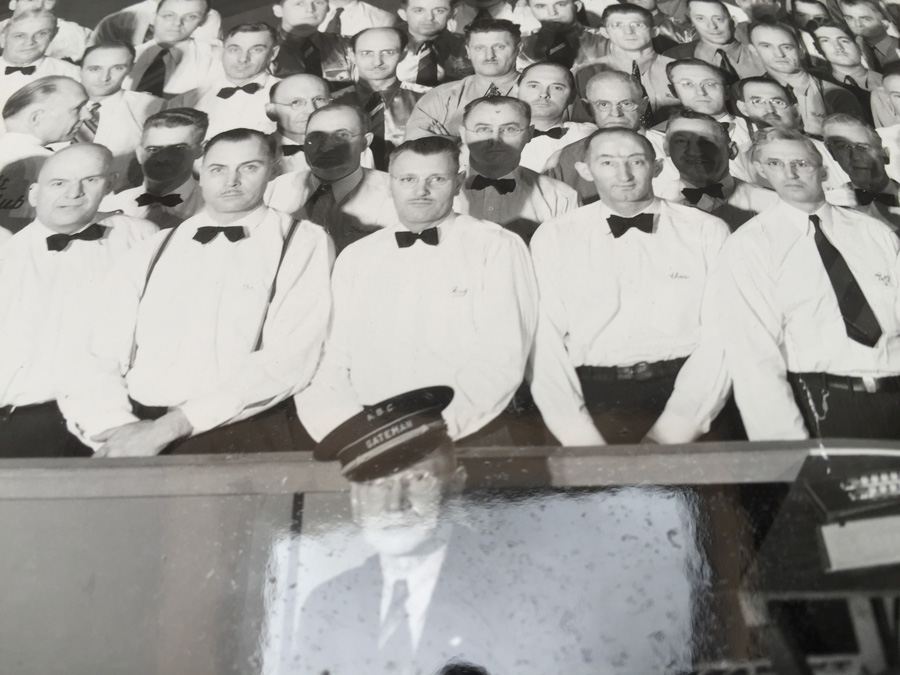 Large Vintage 1940 B&W Photo of Detroit Bowling League American Bowling Congress [Photo 5]