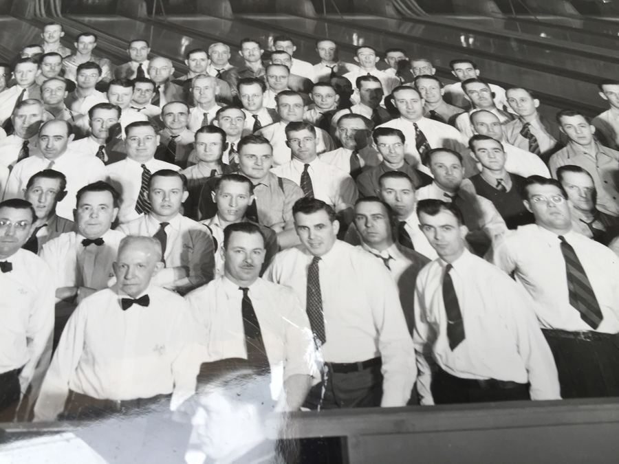 Large Vintage 1940 B&W Photo of Detroit Bowling League American Bowling Congress [Photo 11]