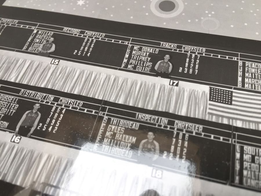 Large Vintage 1940 B&W Photo of Detroit Bowling League American Bowling Congress [Photo 21]