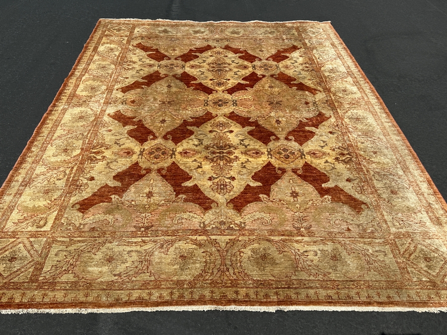 Hand Knotted Wool Persian Area Rug (Recently Cleaned) 98 X 128 - Purchased In L.A. For $10,000 [Photo 2]