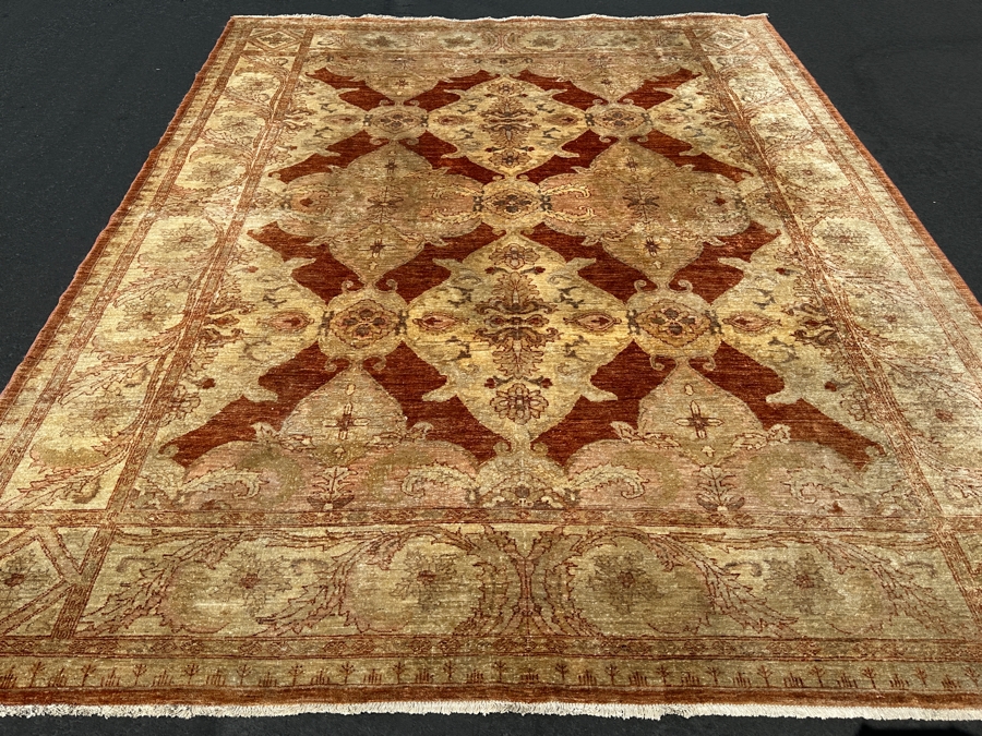 Hand Knotted Wool Persian Area Rug (Recently Cleaned) 98 X 128 - Purchased In L.A. For $10,000 [Photo 4]