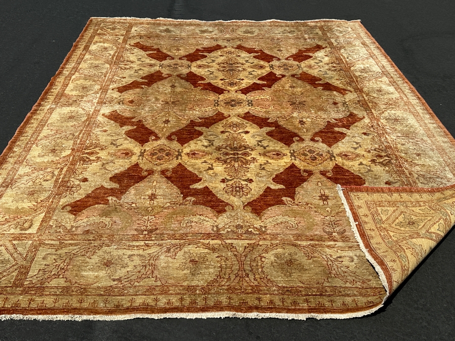 Hand Knotted Wool Persian Area Rug (Recently Cleaned) 98 X 128 - Purchased In L.A. For $10,000 [Photo 8]