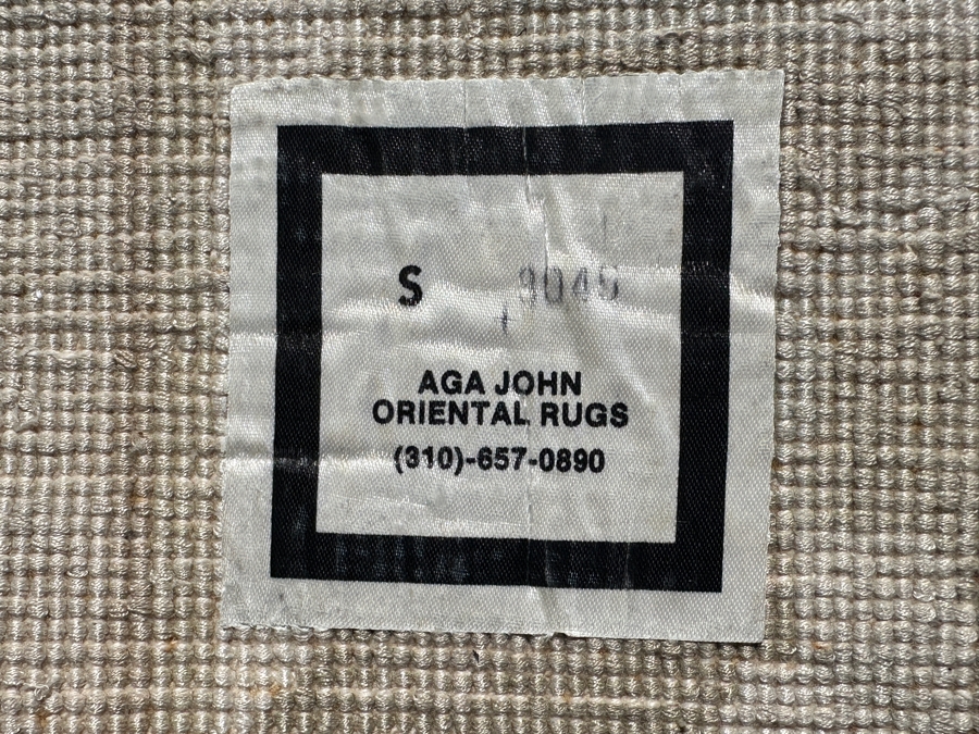 Finely Hand Knotted Aga John Oriental Chinese Silk Blend Area Rug 95 X 120 Retails $5,500 - Color Is Forest Green [Photo 9]