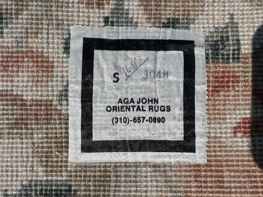 Finely Hand Knotted Aga John Oriental Chinese Silk Blend Area Rug 48 X 72 Retails $1,680 - Color Is Forest Green [Photo 8]