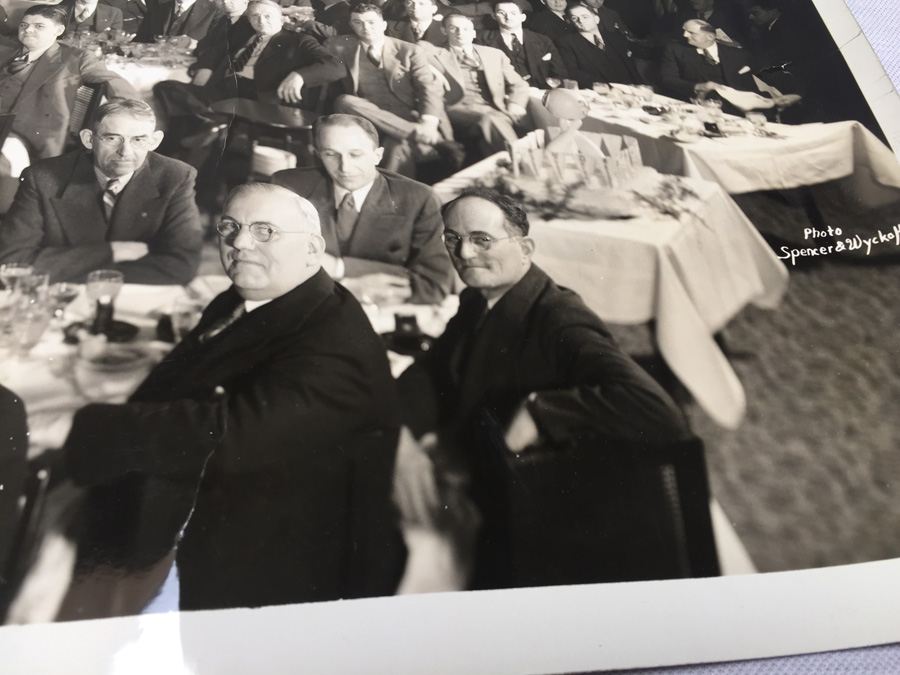 Vintage 1936 Detroit Yacht Club Bowling League Group B&W Photo [Photo 8]