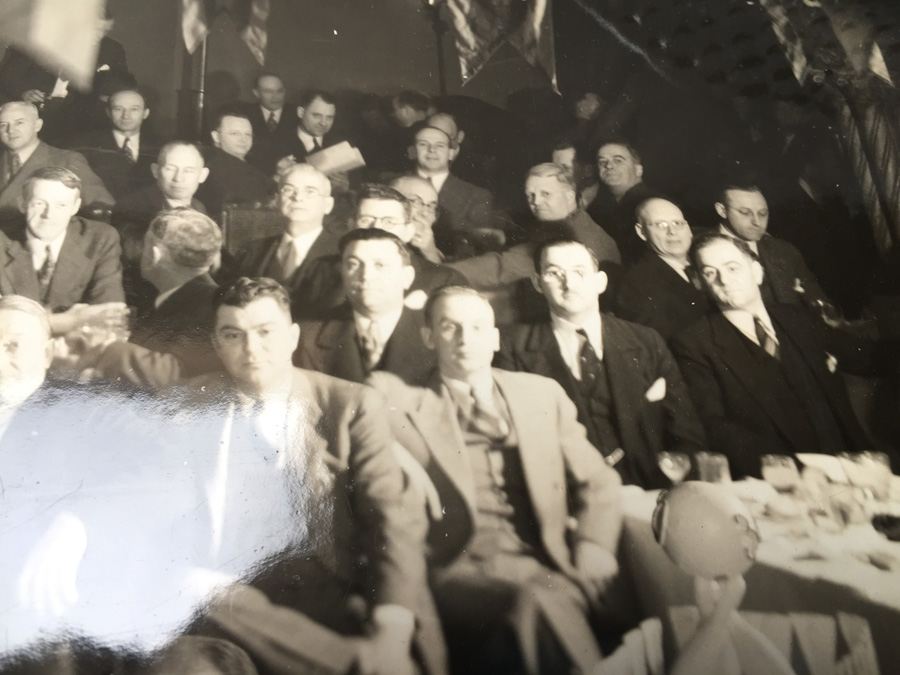 Vintage 1936 Detroit Yacht Club Bowling League Group B&W Photo [Photo 6]
