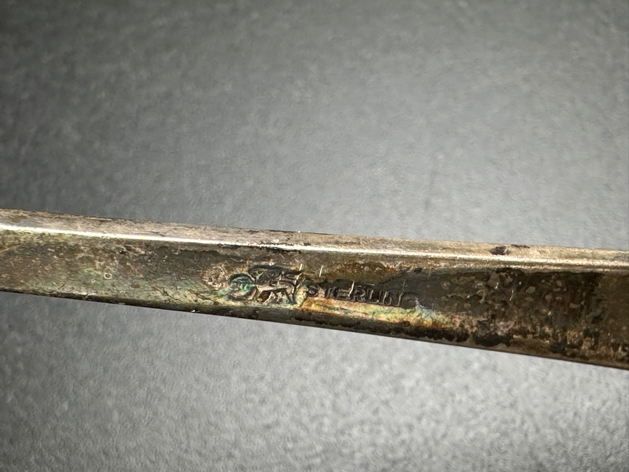 Vintage Sterling Silver Serving Tongs 66.2g Sterling Silver Melt Value $85 [Photo 9]