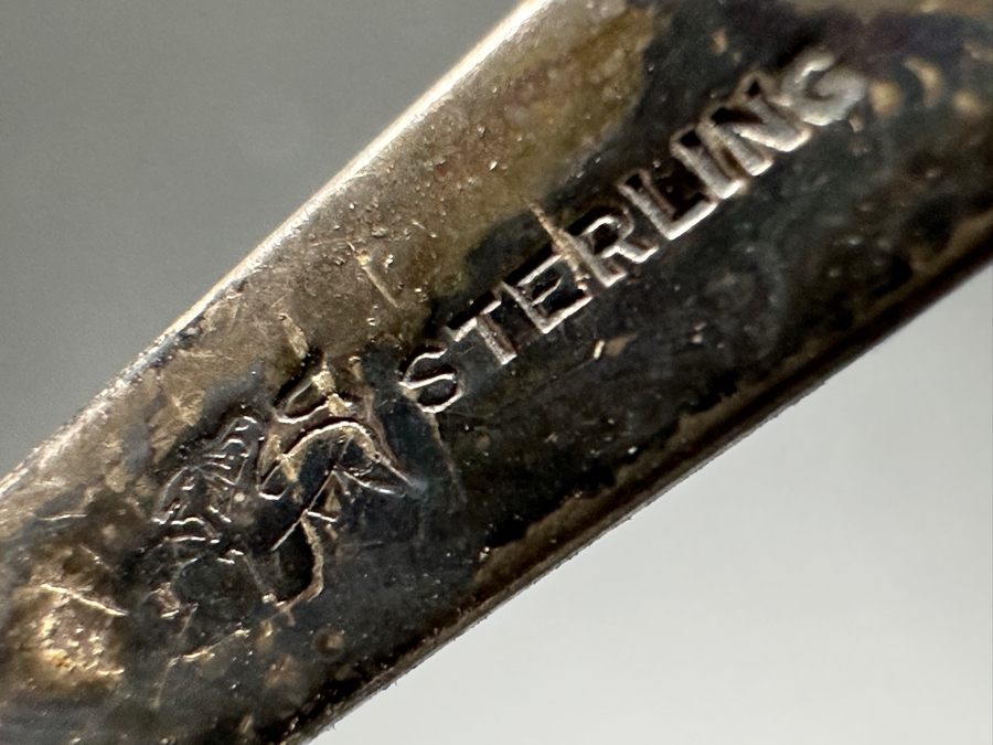 Vintage Sterling Silver Serving Tongs 66.2g Sterling Silver Melt Value $85 [Photo 10]