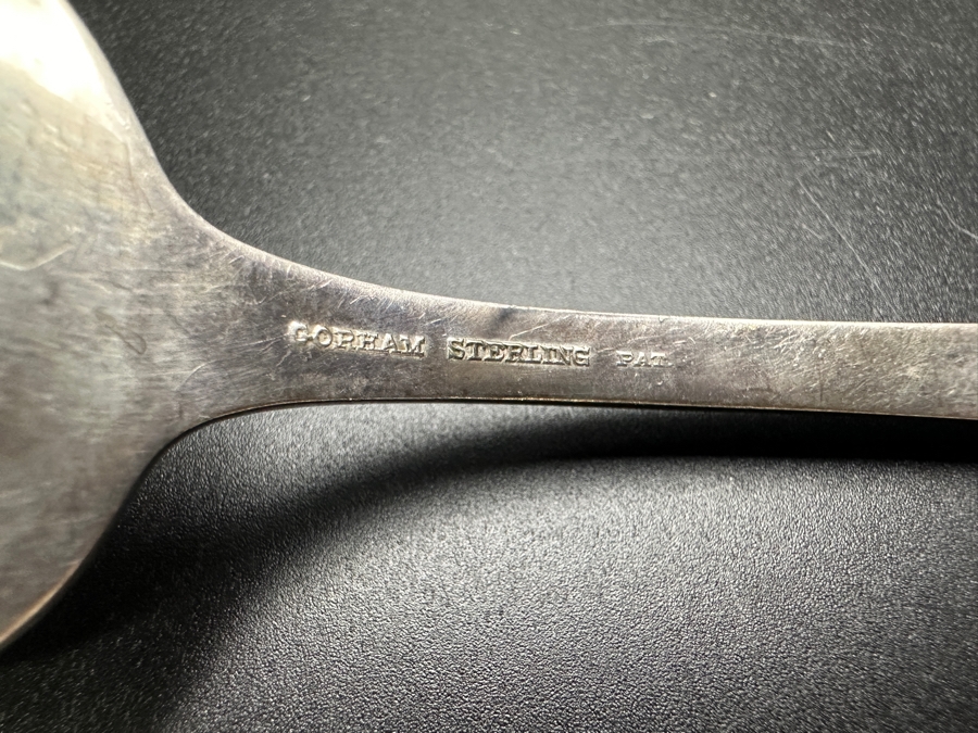 Vintage Gorham Sterling Silver Serving Fork 9'L 84.4g Sterling Silver Melt Value $108 [Photo 5]