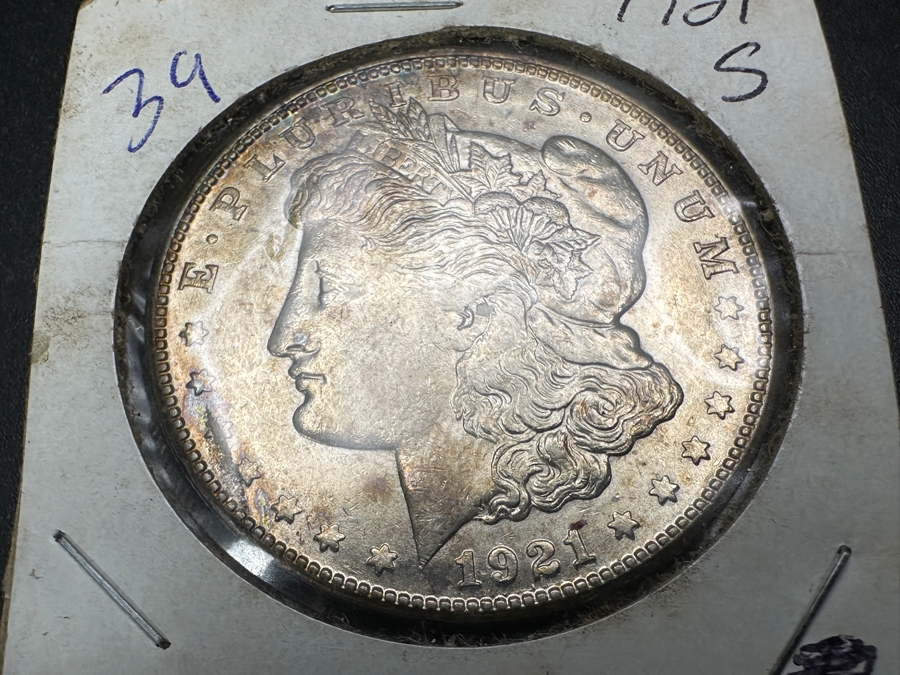 1921 Morgan Silver Dollar [Photo 4]