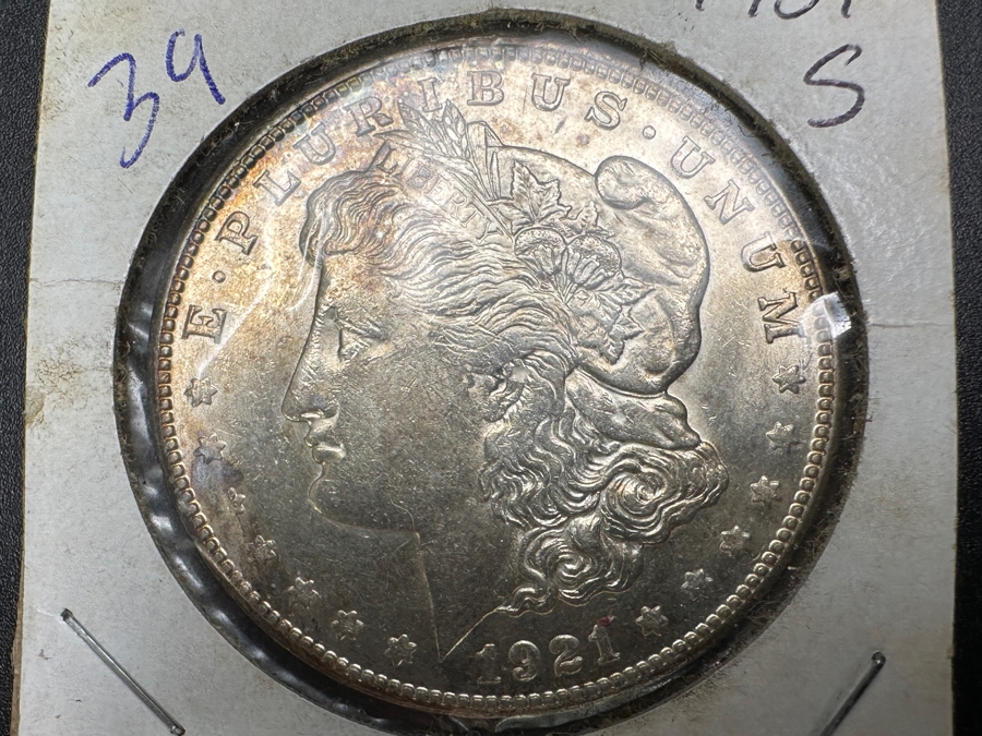 1921 Morgan Silver Dollar [Photo 3]