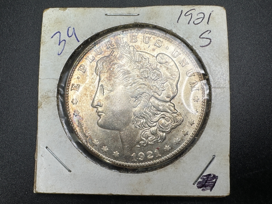 1921 Morgan Silver Dollar [Photo 2]