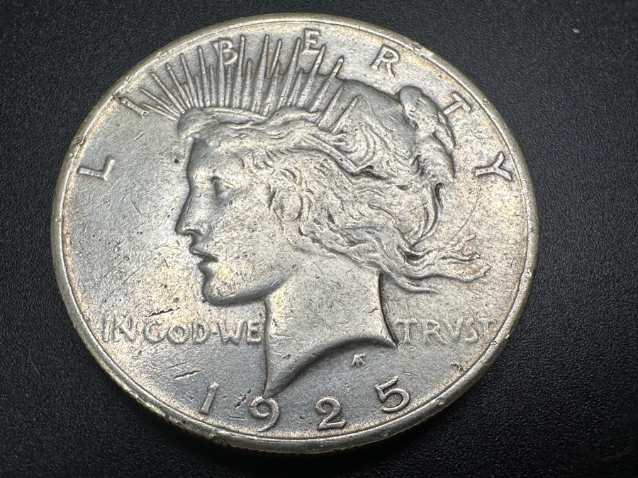 Vintage 1925 Peace Silver Dollar [Photo 2]