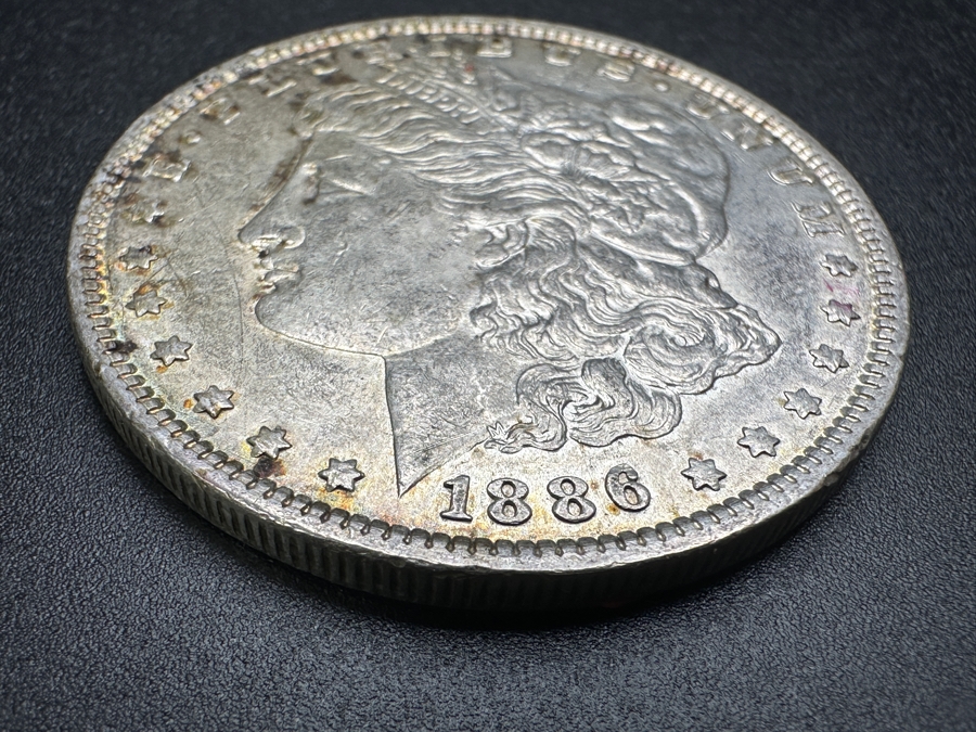 Vintage 1886 Morgan Silver Dollar [Photo 3]