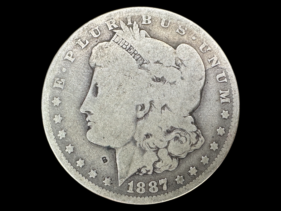 Vintage 1887 Morgan Silver Dollar