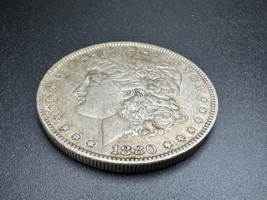 Vintage 1880 Morgan Silver Dollar [Photo 3]