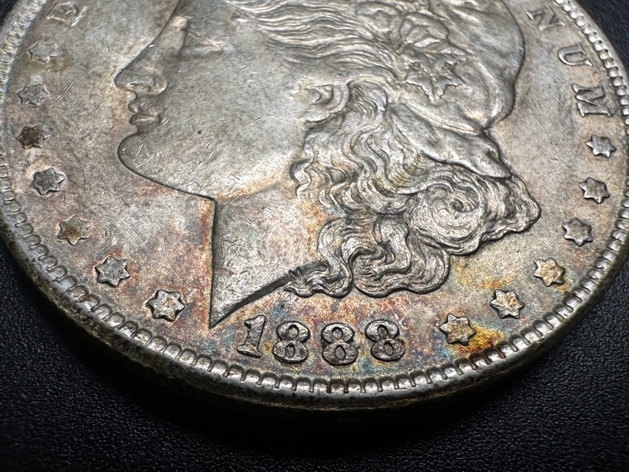 Vintage 1888 Morgan Silver Dollar [Photo 3]