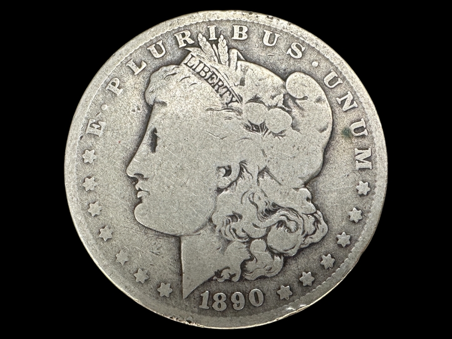 Vintage 1890 Morgan Silver Dollar [Photo 1]