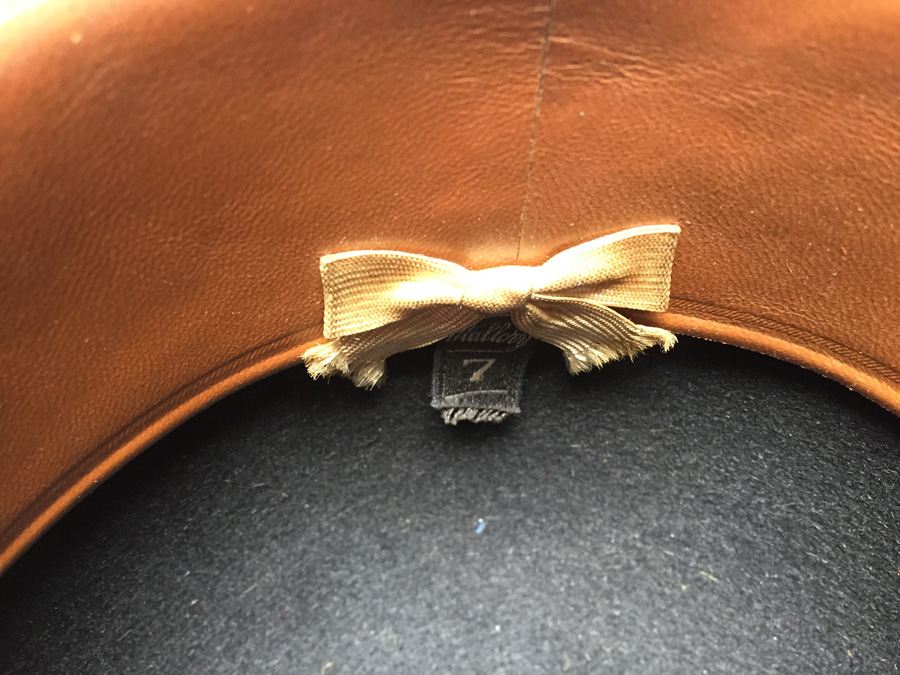 Mens Outstanding Vintage Mallory Premier Derby Bowler Hat Black sz 7 [Photo 9]