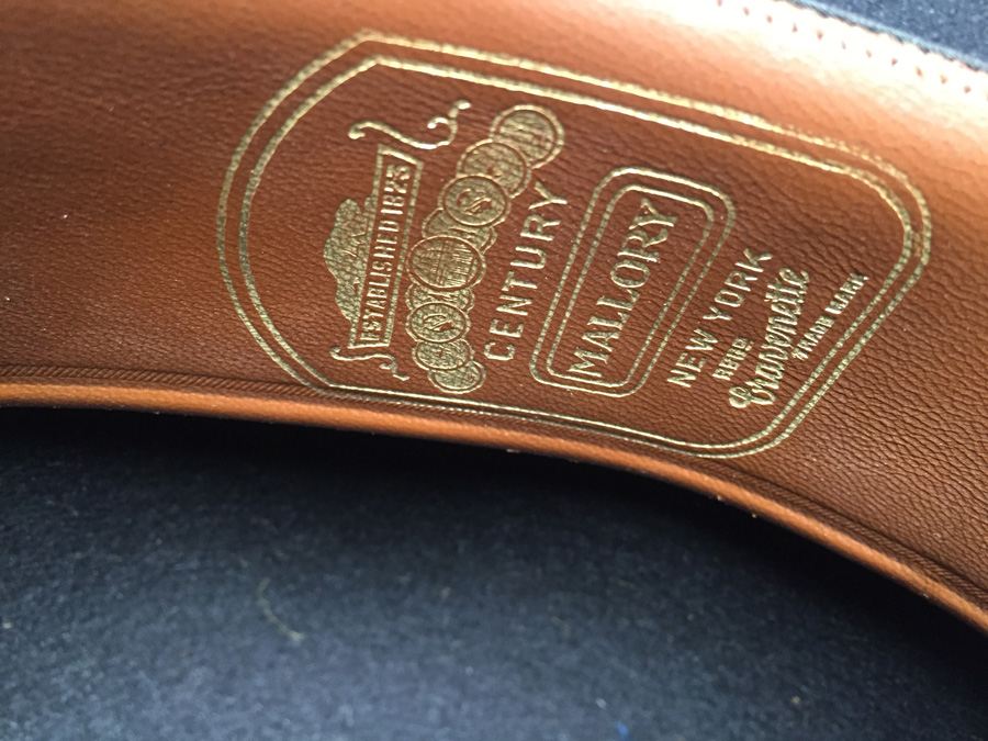 Mens Outstanding Vintage Mallory Premier Derby Bowler Hat Black sz 7 [Photo 10]