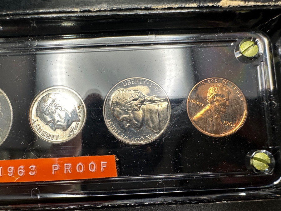 Vintage 1963 US Mint Proof Coin Set [Photo 5]