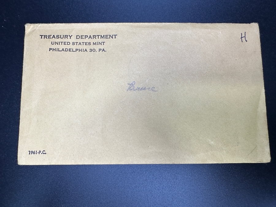 Vintage 1961 US Mint Philadelphia Proof Coin Set [Photo 7]