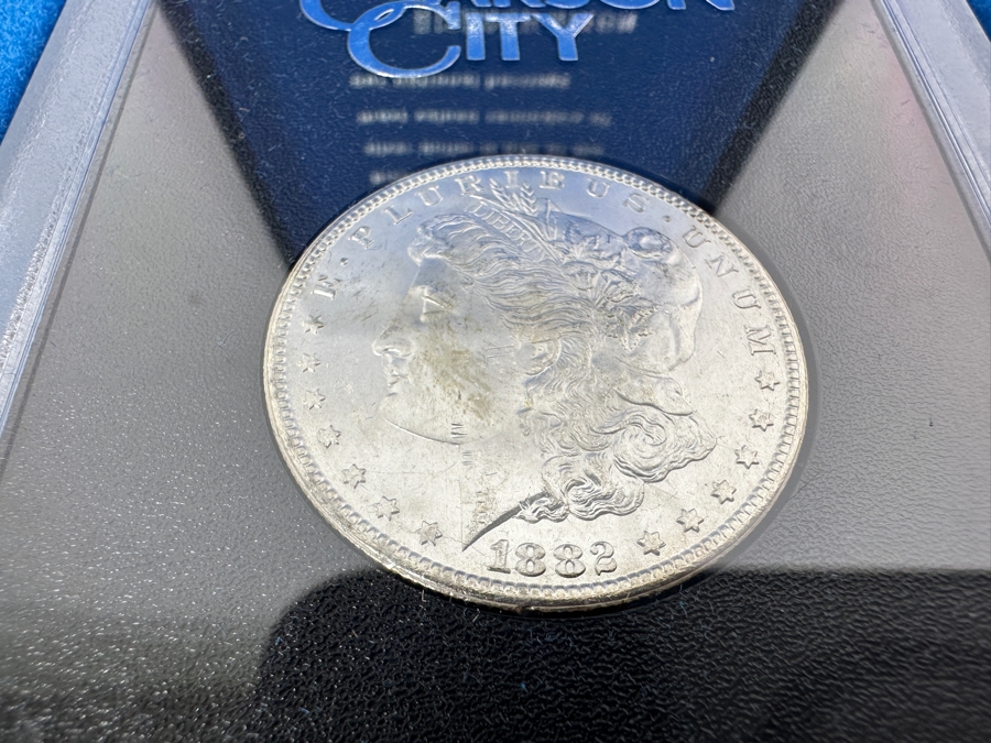 Uncirculated 1882 Morgan Silver Dollar Carson City [Photo 6]