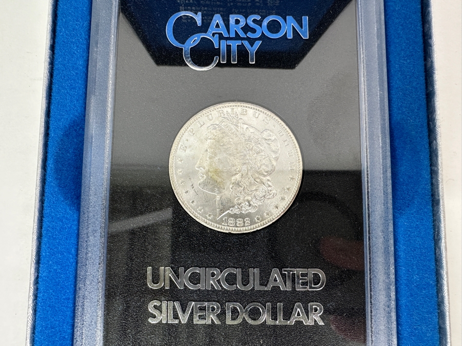 Uncirculated 1882 Morgan Silver Dollar Carson City [Photo 3]