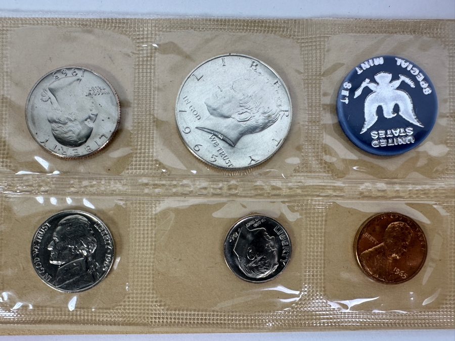 Vintage US Mint Proof Coin Sets From 1965, 1968, 1969 & 1970 [Photo 2]