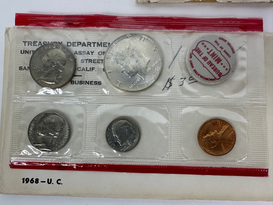 Vintage US Mint Proof Coin Sets From 1965, 1968, 1969 & 1970 [Photo 4]