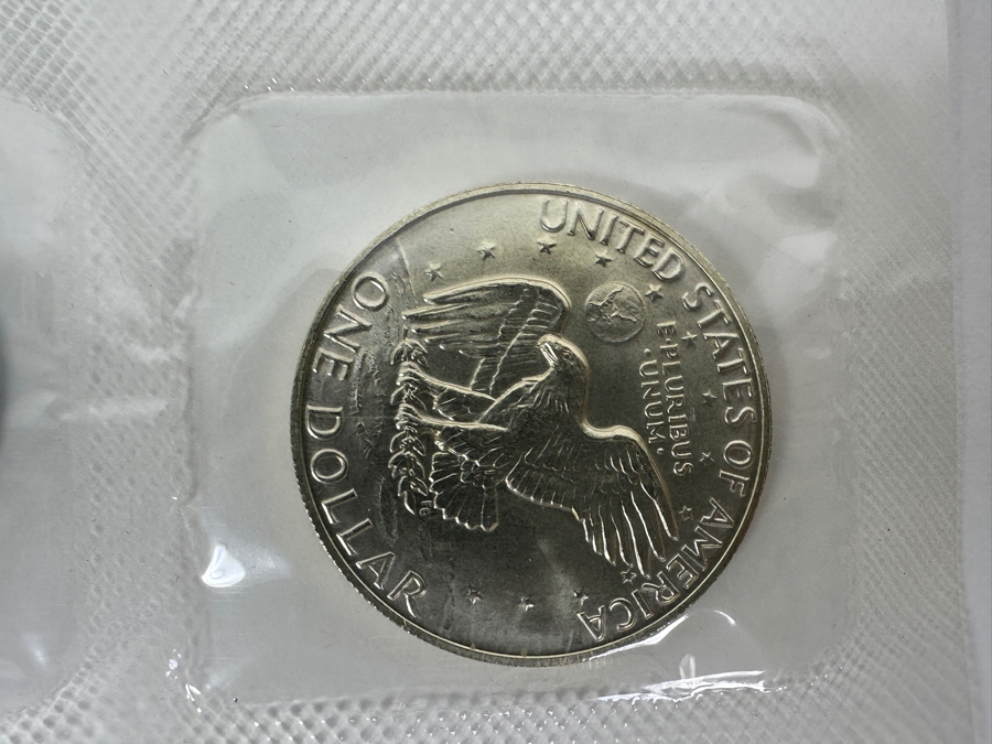 Vintage 1972 & 1973 Eisenhower Uncirculated Silver Dollars [Photo 11]