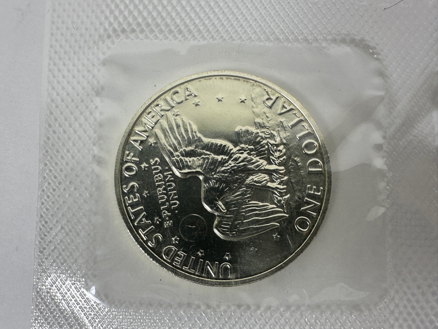 Vintage 1972 & 1973 Eisenhower Uncirculated Silver Dollars [Photo 7]