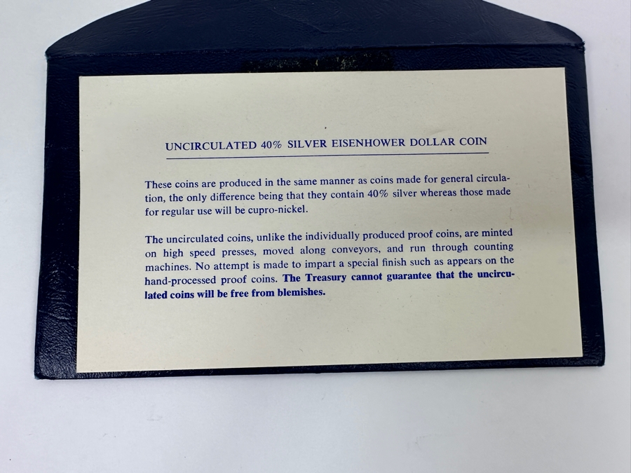 Vintage 1971 & 1974 Eisenhower Uncirculated Silver Dollars [Photo 14]