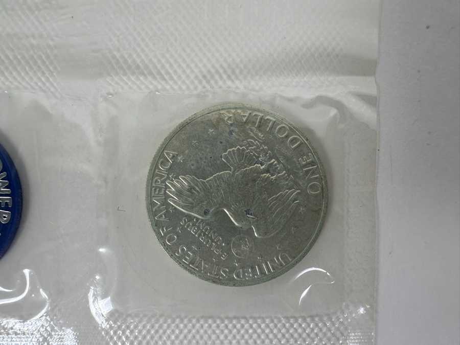 Vintage 1971 & 1974 Eisenhower Uncirculated Silver Dollars [Photo 7]