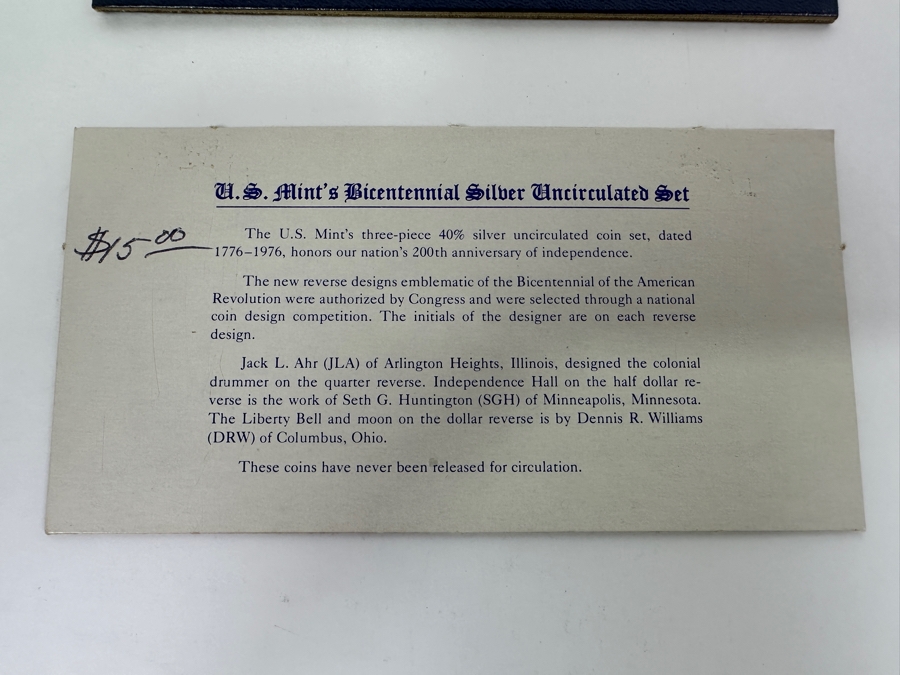 Vintage United States Bicentennial Silver Uncirculated Set 1776-1976 [Photo 7]