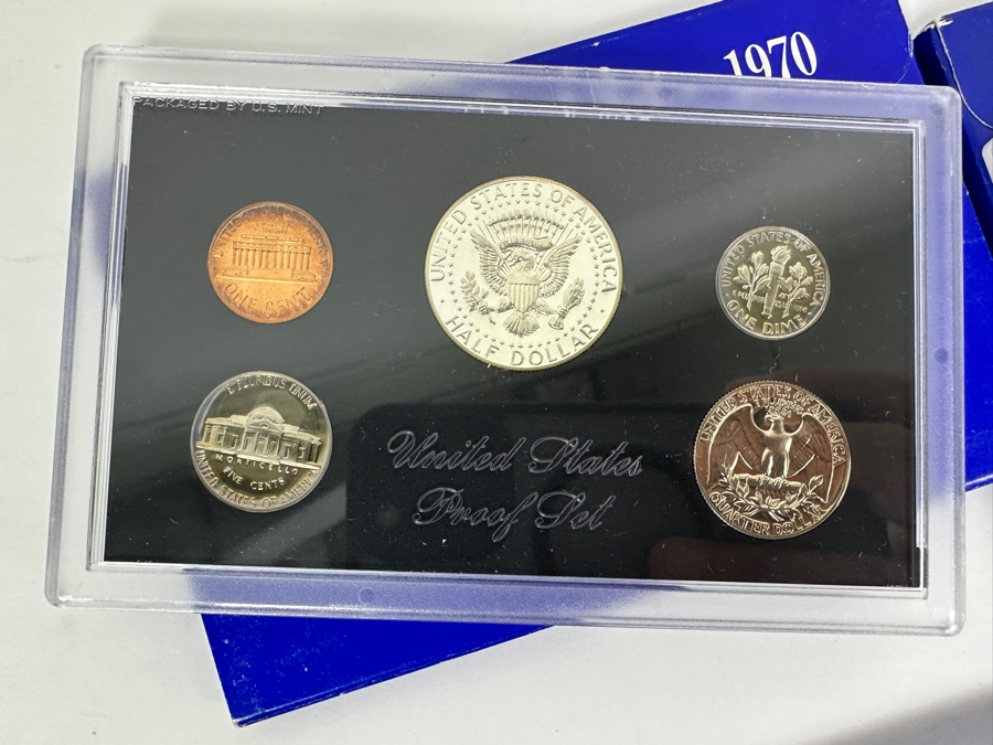United States Proof Coin Sets From 1970, (2) 1971 & 1972 [Photo 6]