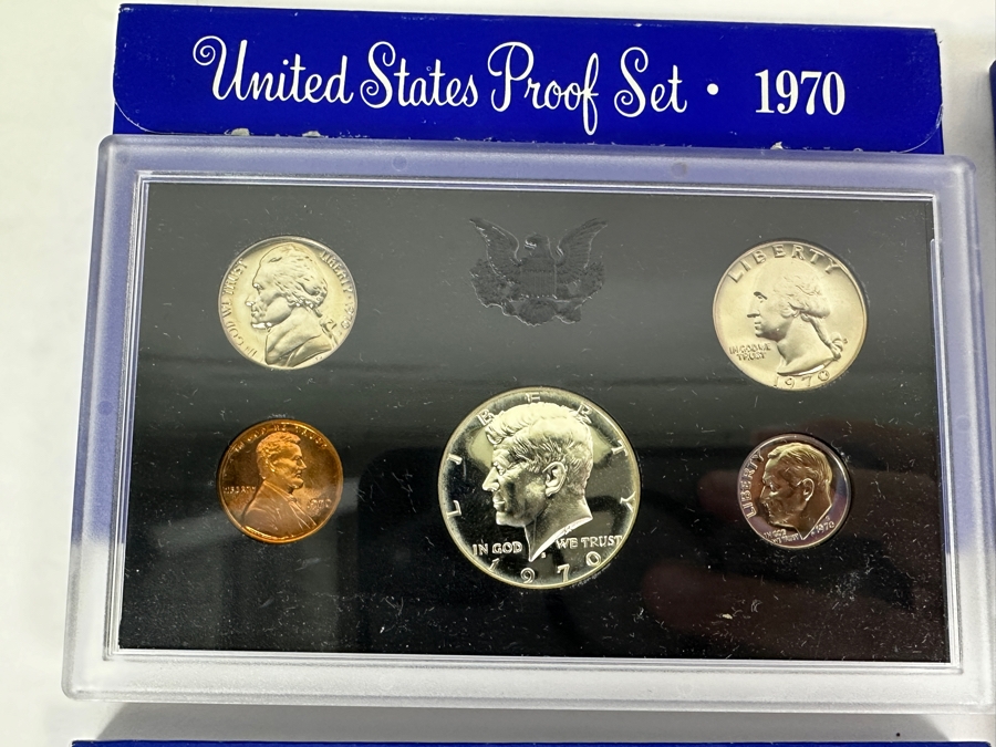 United States Proof Coin Sets From 1970, (2) 1971 & 1972 [Photo 2]