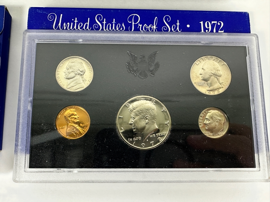 United States Proof Coin Sets From 1970, (2) 1971 & 1972 [Photo 5]