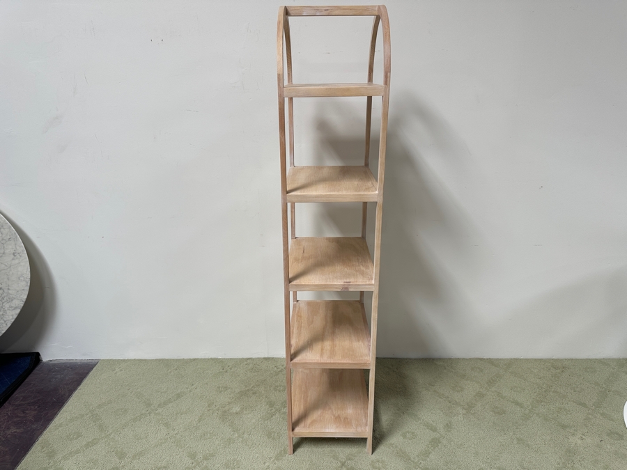 Wooden Etagere Bookshelf 20W X 14D X 68H [Photo 4]
