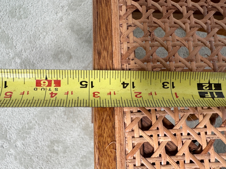 Jeanneret Wooden Cane Seat / Back Dining Side Chair By France & Son 15W X 18D X 32H [Photo 8]