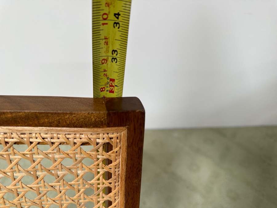 Jeanneret Wooden Cane Seat / Back Dining Side Chair By France & Son 15W X 18D X 32H [Photo 10]